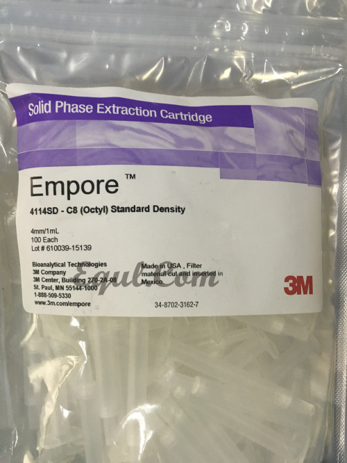 Empore™ C8-SD 4mm/1mL Extraction Cartridge, Model 4114 (SD)