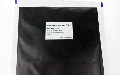 Water-sensitive paper 76X26mm