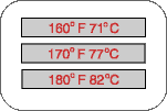 Temperature-indicating paste paper