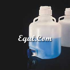Carboys with Spigot and Handles, Low-Density Polyethylene